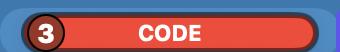 The SpacePill menu bar pill: a red capsule labelled CODE with the number 3 in a dark circular badge